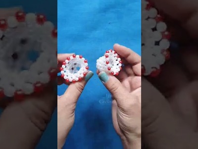 DIY Pearl Beaded Cup. How to make Bead Cup. Easy cup making with beads #shorts #youtubeshorts