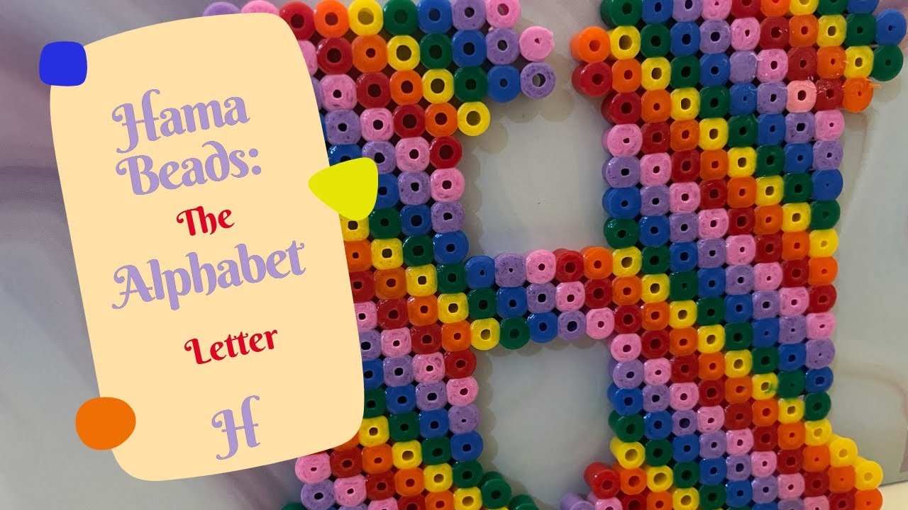 Hama Beads: The Alphabet - Letter H