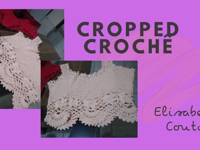 #CrocheCropped #Croche #blusadecrochê  #Crochet Cropped  de Crochê com Flores (Passo a Passo)
