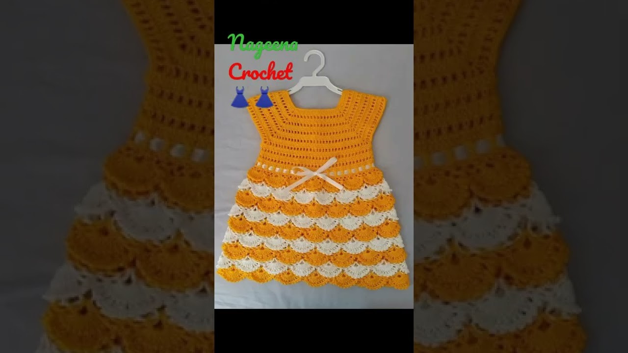 Crochet baby girl frocks