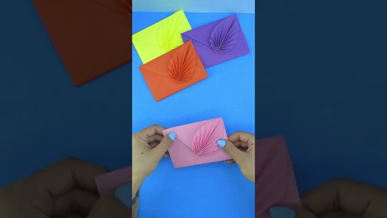 DIY - Easy origami envelope tutorial [Without Glue Tape and Scissors]