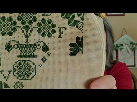 The Vintage Stitcher Flosstube Cross stitching updates & Craft Talk