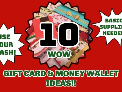 ????10 Gift Card.Money Wallet POP UP'S & SLIDERS!????