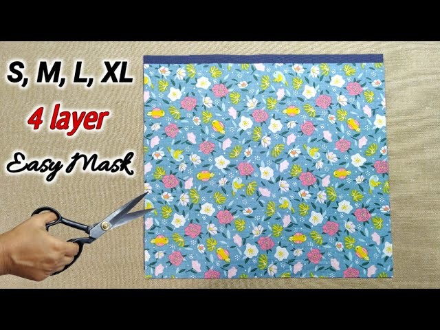 2 in 1 and 4 Layer Very Easy Pattern Mask ✅✅ | Face Mask Sewing Tutorial | DIY Breathable Mask
