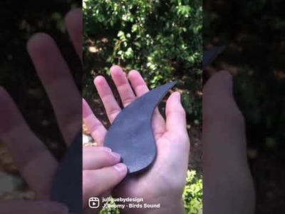 Blue bird polymer clay magnet