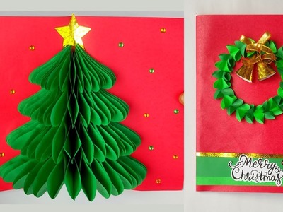 Christmas day card making #diy handmade christmas card#short#shorts#youtubeshorts