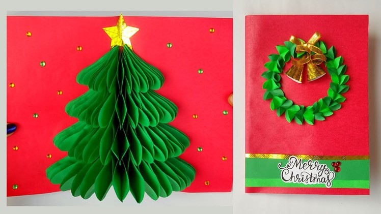 Christmas day card making #diy handmade christmas card#short#shorts#youtubeshorts