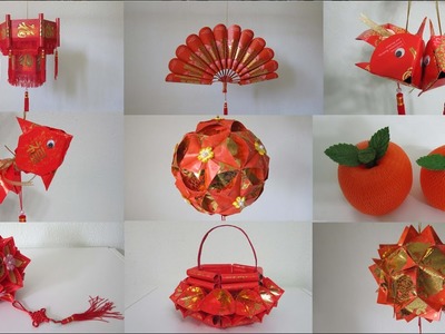 Compilation of Hongbao Crafts. Links for tutorials in description box below