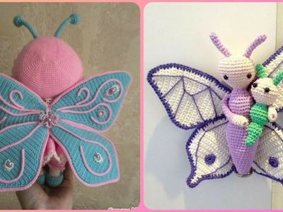 Crochet Butterflies Applique Pattern||New trendy Handmade butterflies Ideas
