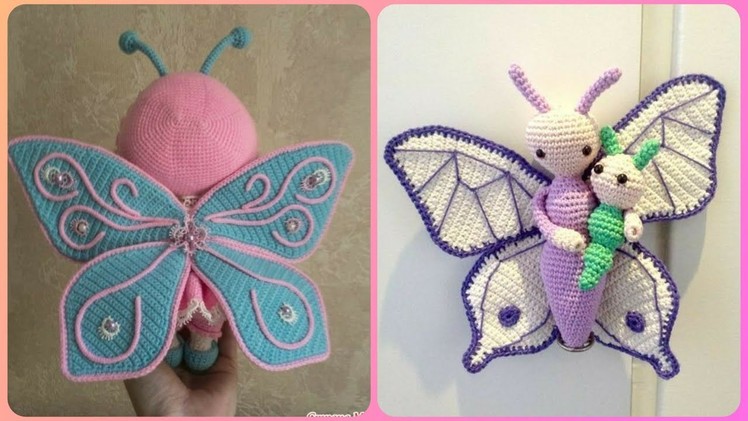 Crochet Butterflies Applique Pattern||New trendy Handmade butterflies Ideas