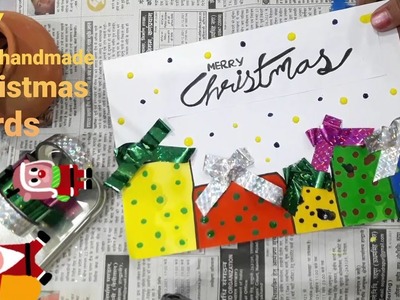 DIY Easy Christmas Card| DIY Cards| Handmade Christmas Cards| Handmade Greeting Cards