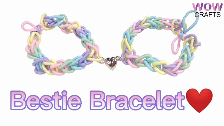 DIY - How to make Rainbow Bracelet with your fingers - EASY TUTORIAL - Friendship Bracelet