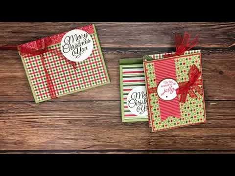 Gift Box Perfect For Gifting Handmade Cards Using Stampin Up! Heartwarming Hugs