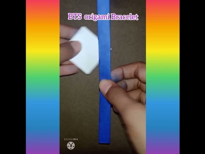 How to Make BTS Origami Bracelet | BTS Craft | BTS DIY | #shorts