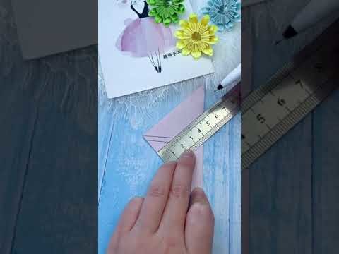 How to make DIY origami FINGER TRAP [paper finger trap, origami fidget toy]