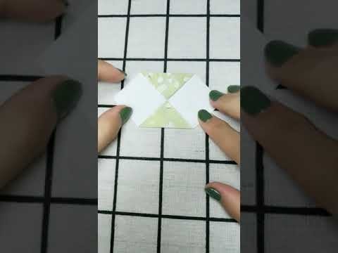 How to make DIY origami FINGER TRAP [paper finger trap, origami fidget toy]