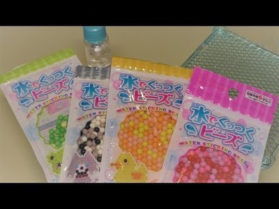 Japanese craft kits: Daiso Water Sticking Beads CHRISTMAS edition (Aqua beads)