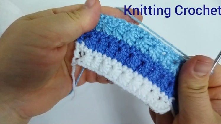 MAKING A VERY EASY BABY KNITTED BLANKET PATTERN.#knittingcrochet