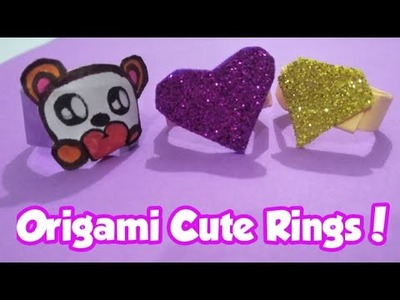 Origami Cute Ring| How to Make a Paper Ring| DIY Origami Cute Paper Ring| #shorts