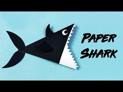 How to Make Easy Paper Shark | DIY Paper Shark | Craft Train