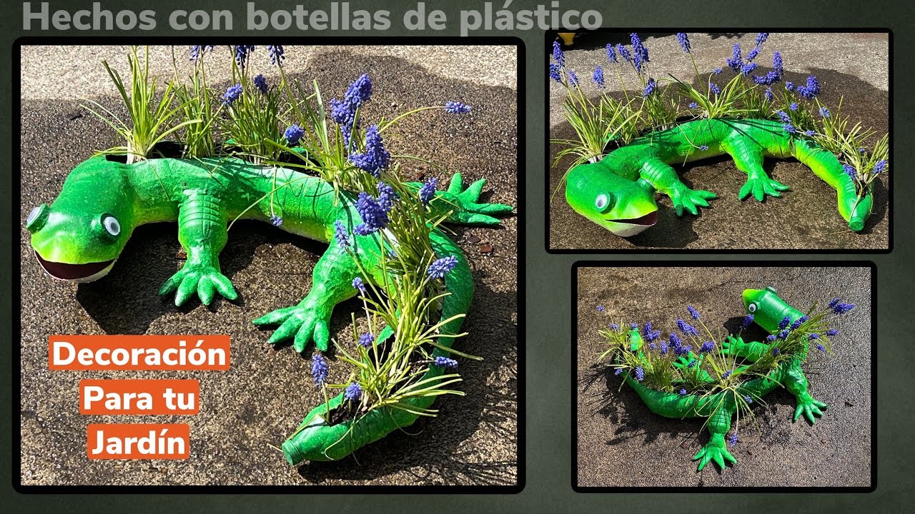 Ideas para decorar tu Jardín || Con botellas de plástico