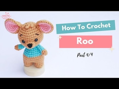 #117 | HOW TO CROCHET ROO (4.4) | AMIGURUMI ANIMAL| free pattern | AMIVUI STUDIO