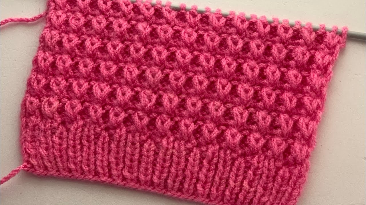 4 Rows Repeat Knitting Pattern