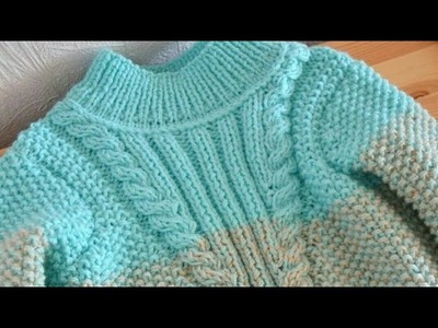 Amazing Hand Knitting Baby Cardigan, Sweater Design