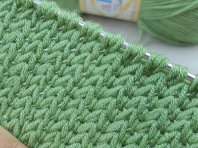 AMAZING ???????? * Super Easy Tunisian Crochet Knitting for beginners online Tutorial * #Tunisiancrochet