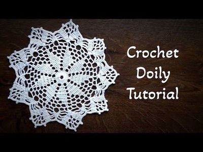 Crochet Round Doily Tutorial - How to crochet