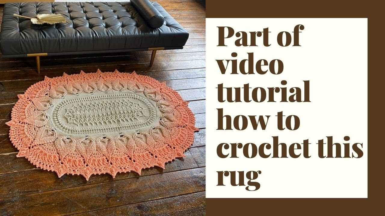 Crochet rug FOX Tail pattern video tutorial ( 2 minutes) - just to check how it looks like