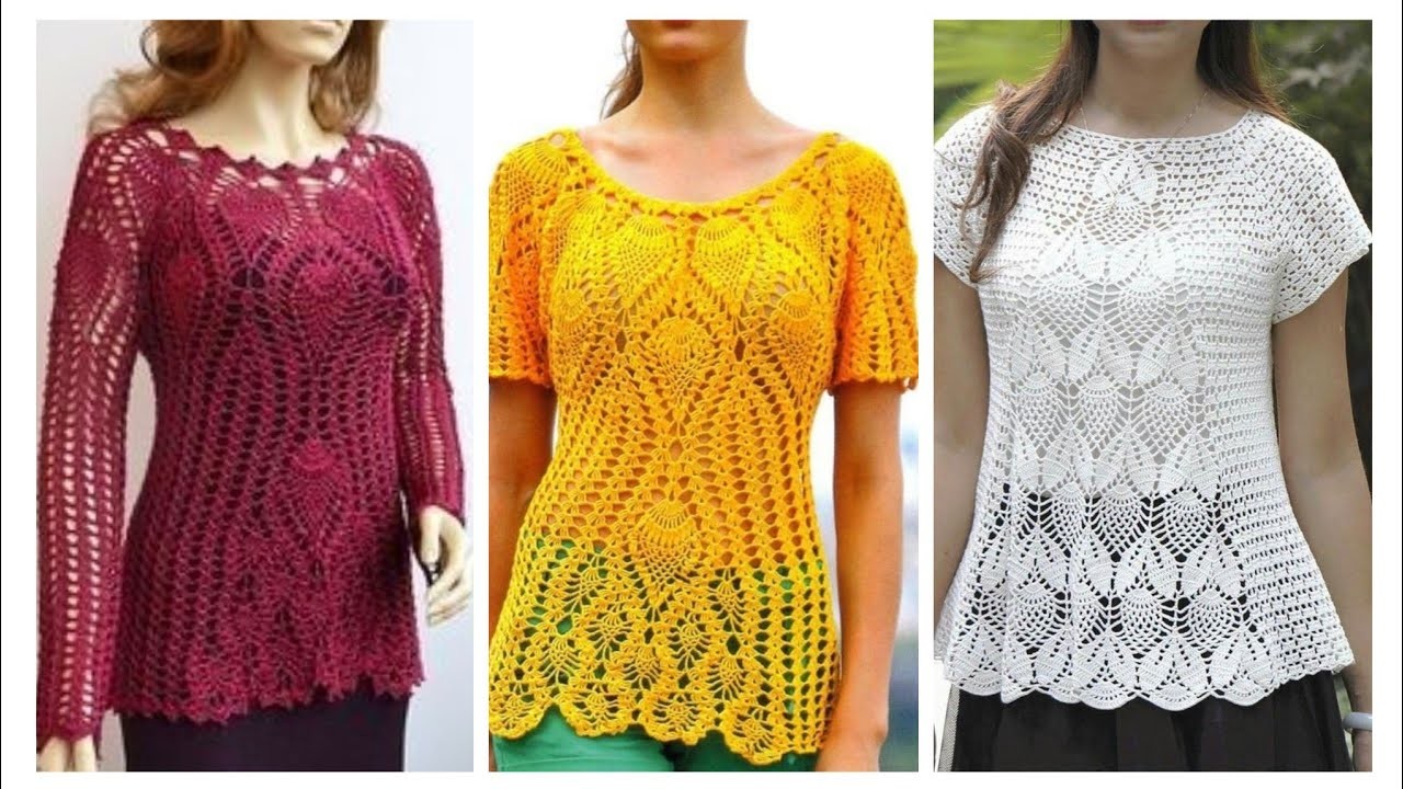 Decent And Gourges Collection Crochet Flower Tops Laces Fancy Cotton Design Ideas Crochet Pattern