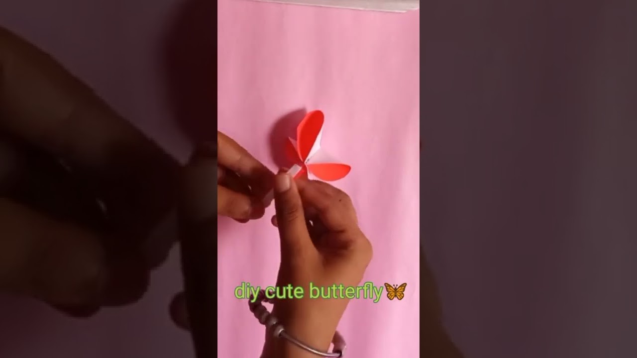 Diy cute butterfly craft | #shorts #creatingforindia