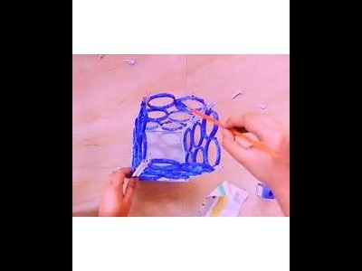 Easy craft video|Art and craft #shorts#paperdiycraft#wastepapercraft  #diy #creatingforindia
