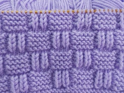 Easy Knitting pattern for sweater,blanket,jacket.