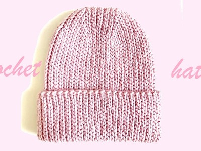 How to crochet a hat - CROCHET BEANIE | Beginner Crochet Beanie Tutorial