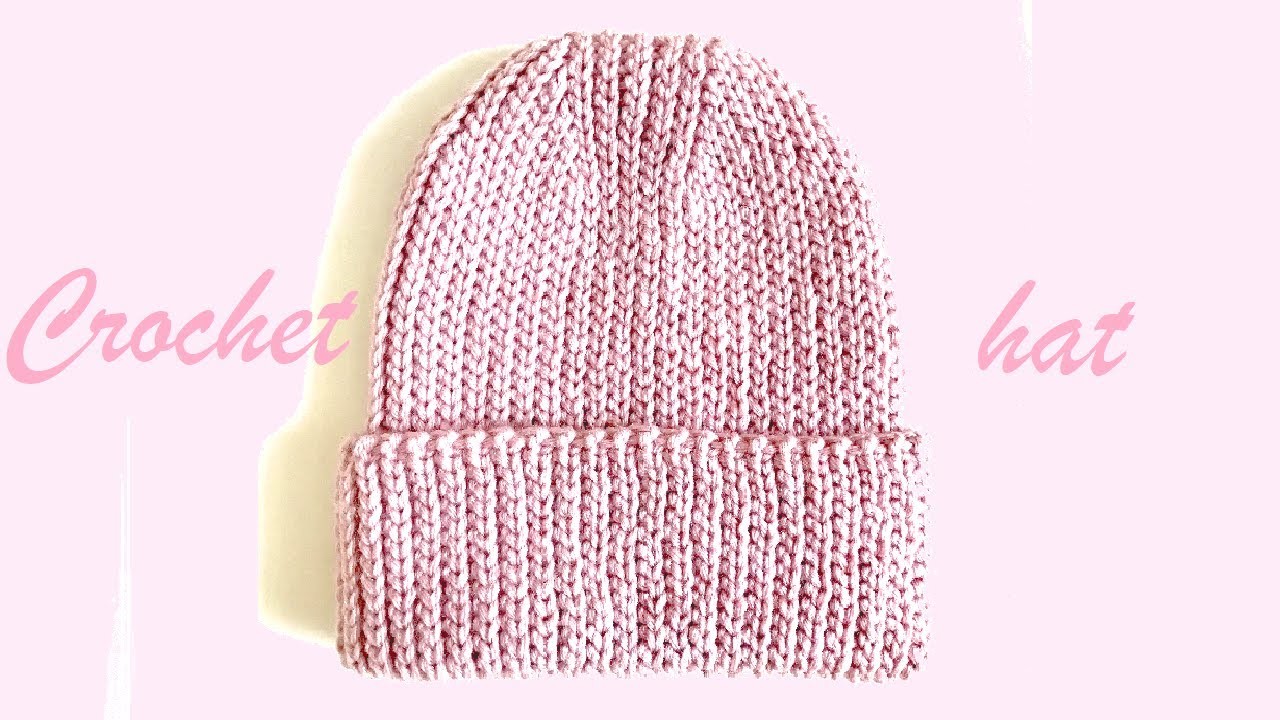 How to crochet a hat - CROCHET BEANIE | Beginner Crochet Beanie Tutorial