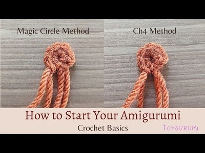 How to Start Amigurumi || How to Crochet Magic Circle || Crochet Basics || Magic Circle Tutorial