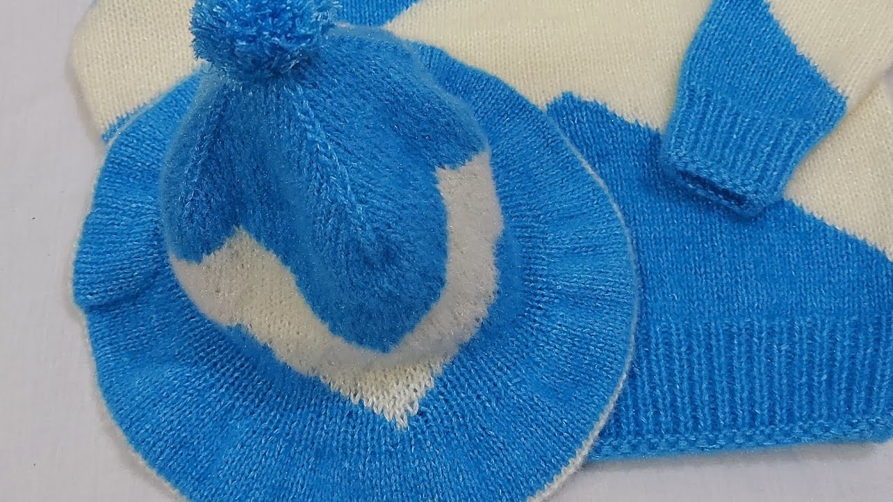 Knitting Beautiful Baby's Hat for Three years Baby's #309.