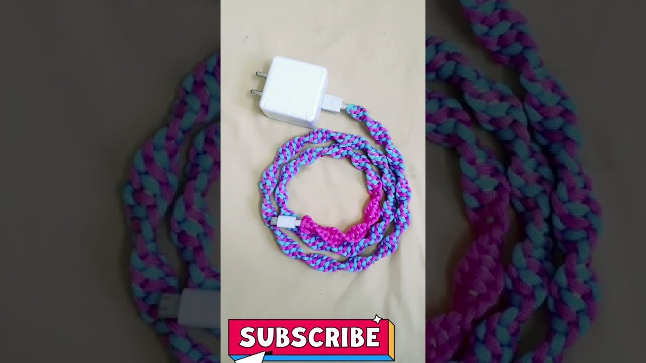 Macrame cable cover #diy #macrameart #macrame tutorial