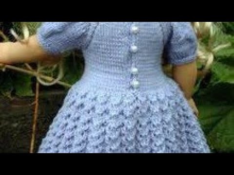 Marvelous and New Hand Knitting Frocks Design for your Princess