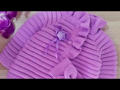 Most Beautiful Hand Knitting Baby Sweater and Cardigan Design