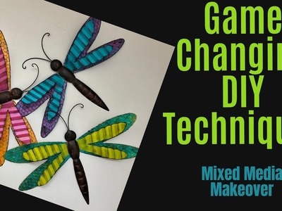 MUST WATCH- GAME CHANGER DIY TECHNIQUES  -TRANSFORMING DOLLAR STORE METAL ORNAMENTS-Stencil Butters