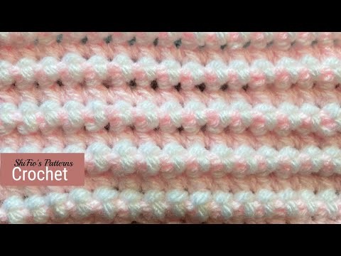 Super Easy Stitch For Baby Blankets Crochet Pattern - how to crochet  | ShiFio's Patterns