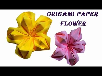 3D Origami Paper Flower || DIY Craft | Origami Art
