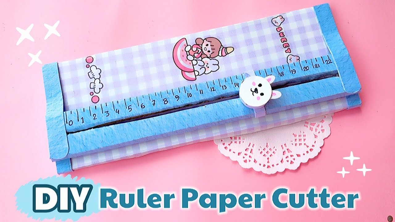 DIY Ruler Paper Cutter | How to make paper Cutter easy way at home