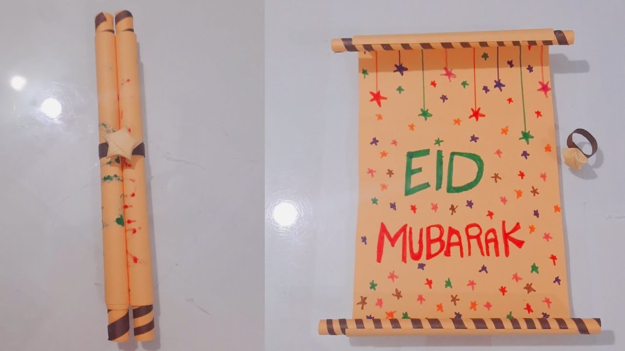 EID MUBARAK CARD IDEAS | DIY EID Craft