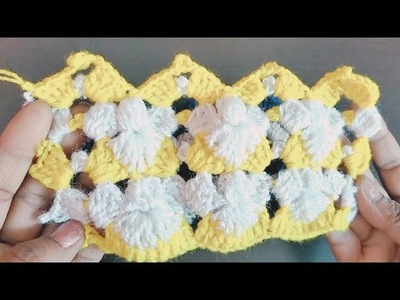 How do you crochet a design?DIY tutorial easy design. Poonam panchal desing crochet!
