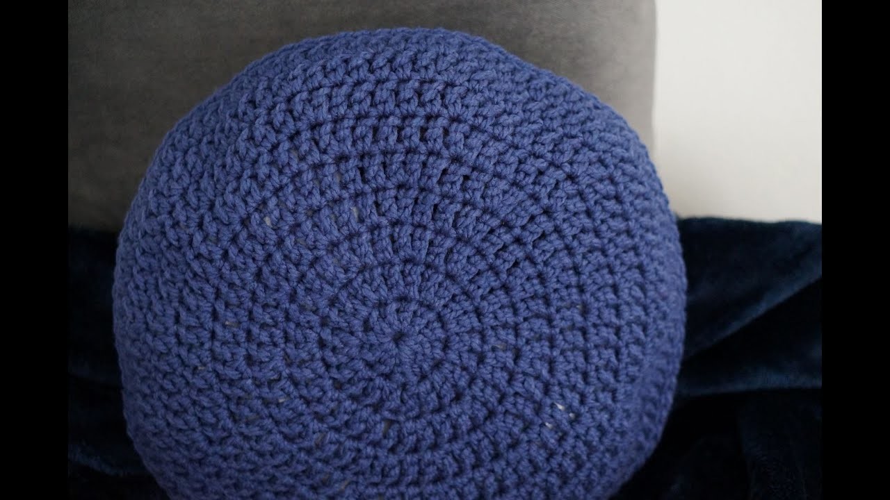 How to crochet a Round Pillow