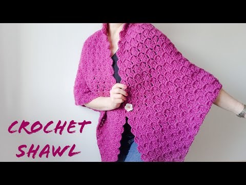 How to crochet c2c shawl Great for Beginners. Easy tutorial